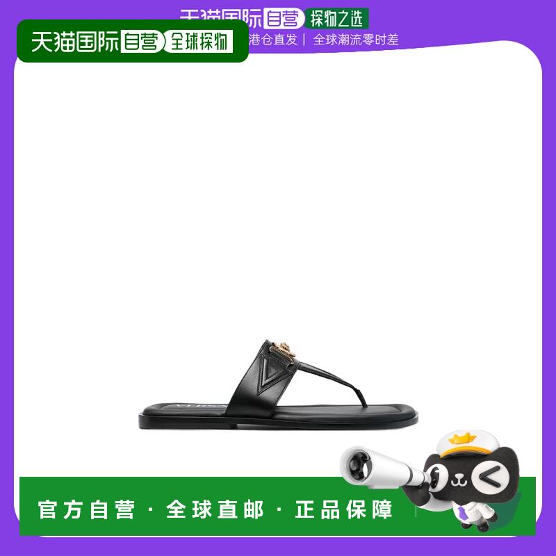 香港直邮Versace 徽标拖鞋 10083141A059561B00V