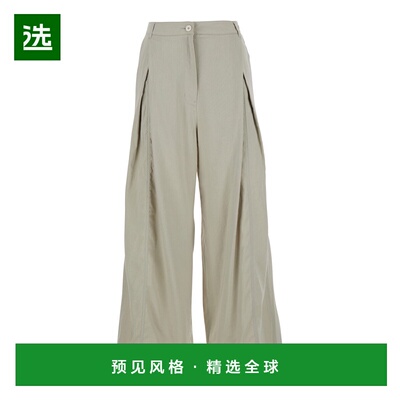 1h可退 香港直邮LOW CLASSIC 女士 Front Pences 绿色居家棉混纺