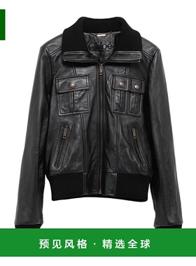 香港直邮Chloe 翻领长袖皮夹克 25ACV34204