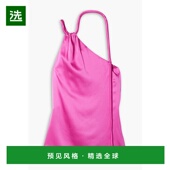 美国直邮 OCHS 1h可退 Fleur 不对称真丝混纺查米尤斯绸缎