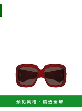 Gucci 几何框太阳镜 GG1402S古驰正品百搭显脸小高级感