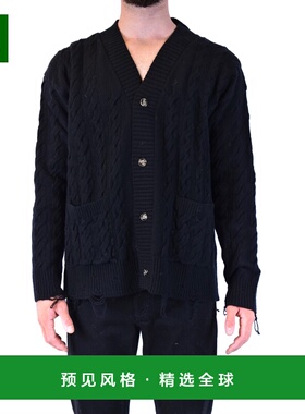 香港直邮LANEUS 男士针织衫 CDU741NERO311BLACK AW2025 黑色