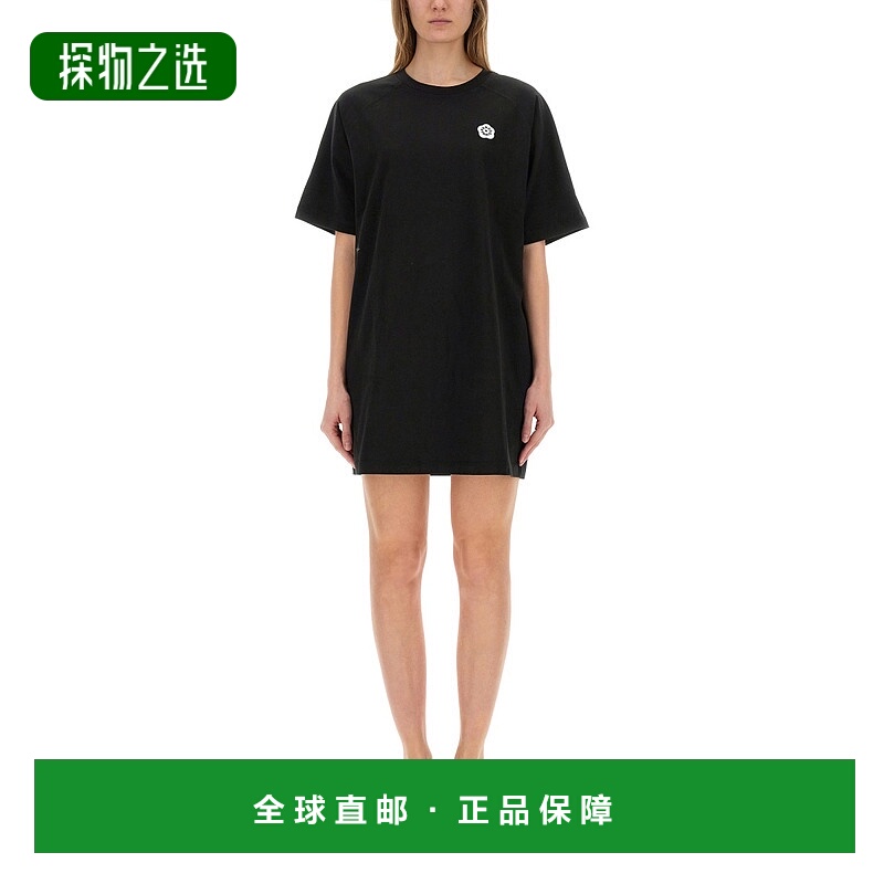 香港直邮kenzo 高田贤三 女士 圆领连衣裙 FF52RO7914SG