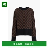 香港直邮JOSEPH 约瑟夫 女士 1h可退 人字纹美利奴羊毛毛衣 JF008