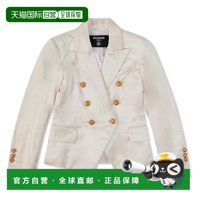 1h可退 香港直邮Balmain 巴尔曼 女童 Lgo Jn99 西装外套童装