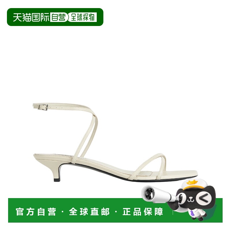香港直邮Toteme 交叉高跟凉鞋 253WAS0243LE0143
