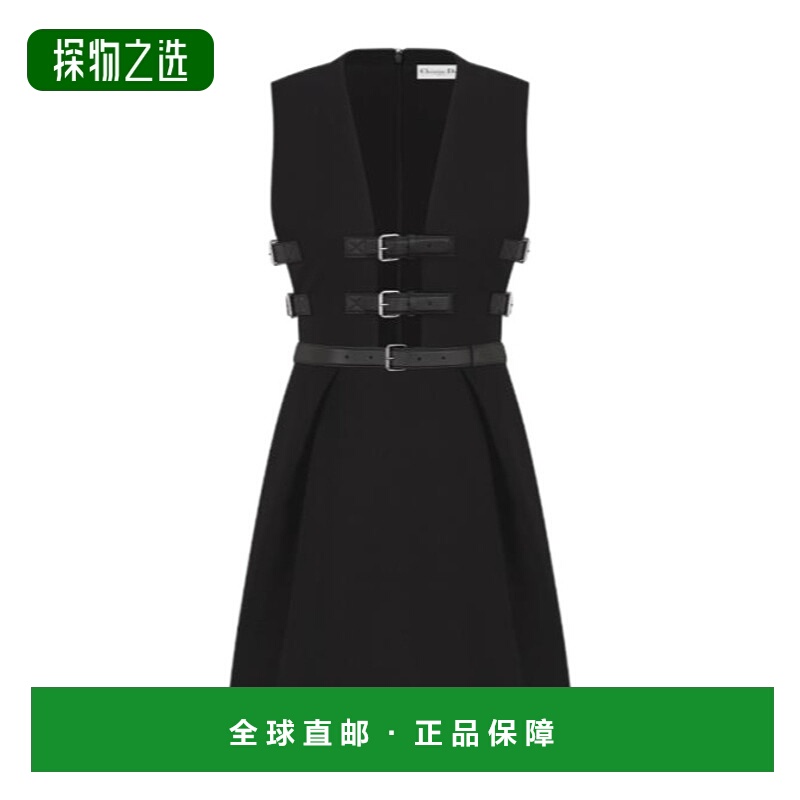 香港直邮Dior 无袖V领连衣裙 521R25A1758