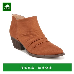 1h可退 【美国直邮】LifeStride Reba 女士人造麂皮褶皱短靴 时尚