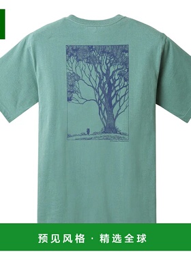 1h可退 香港直邮mont-bell 男士T恤 2104811LBL CO 浅蓝色 Pear S