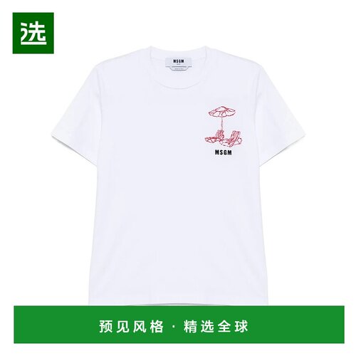香港直邮MSGM 短袖T恤 3841MDM146257002