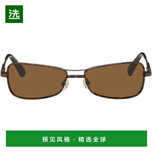 1h可退 香港直邮Jacquemus 男士 棕色 Les Lunettes Stazione 太