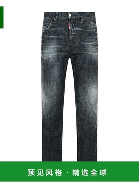 香港直邮Dsquared2 直筒牛仔裤 S74LB1725S30357
