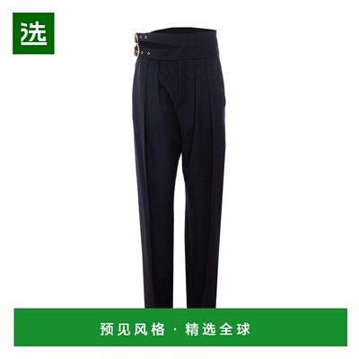 香港直邮CHLOÉ 女士休闲裤 26SPA08067001 CO 黑色 Chloé Trouse