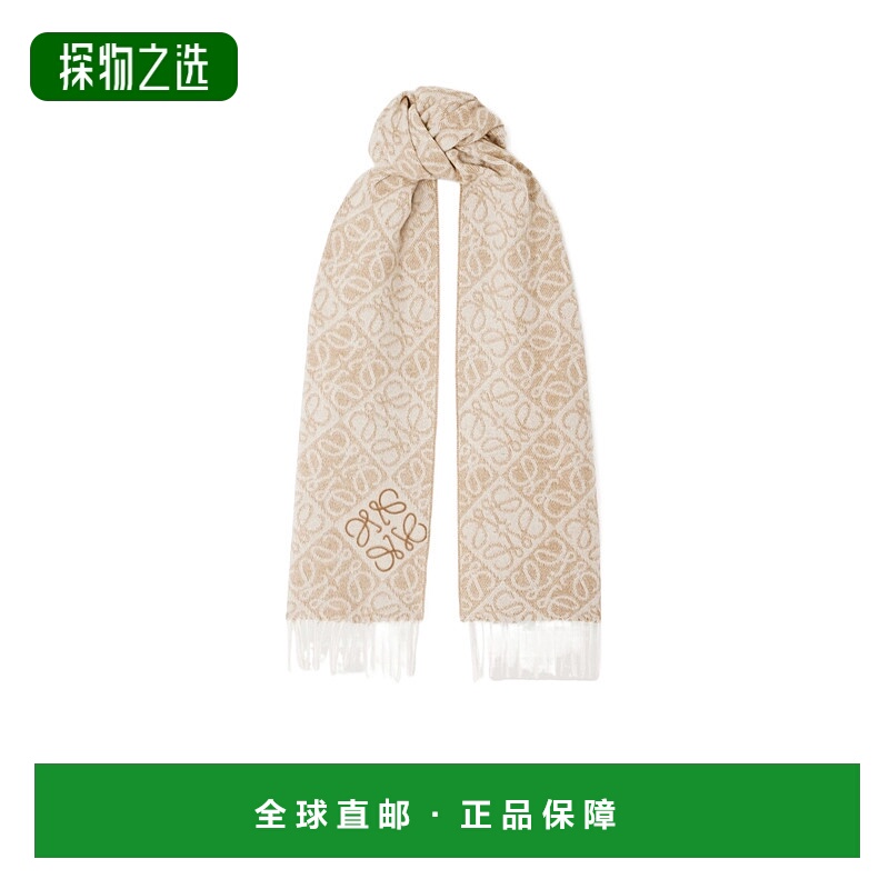 1h可退 欧洲直邮loewe 女士 围巾披肩罗意威