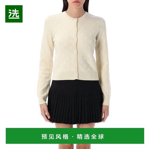 欧洲直邮marine serre 女士 针织衫新款毛衣开衫