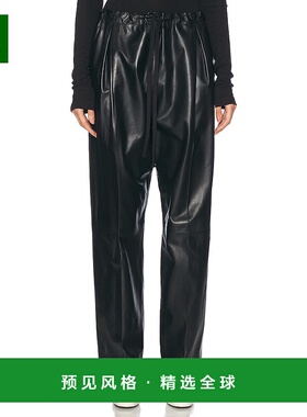 1h可退 香港直邮KHAITE 女士 Trenton 裤子 3160887 black黑色 舒