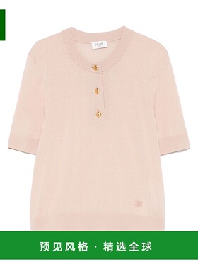 香港直邮Celine 思琳 女士 短袖针织套头衫 RY0D9D069羊毛