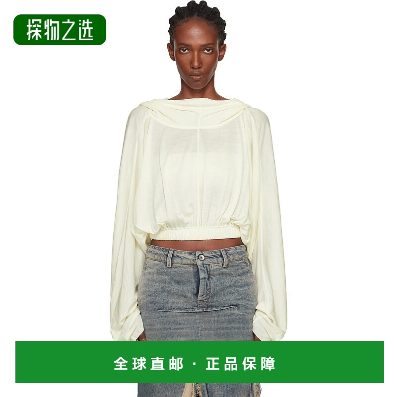 香港直邮rick owens 瑞克·欧文斯 女士 灰白色 Concordians Crop