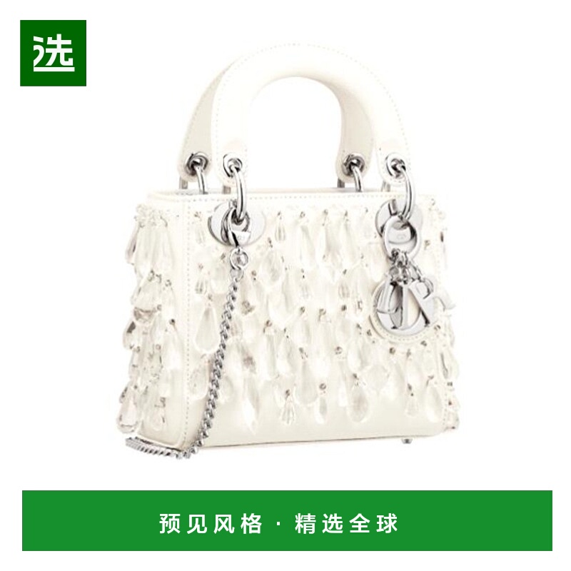 香港直邮Dior Lady Dior Mi 小羊皮手提包 M0505PGJA