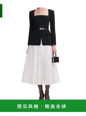 1h可退 香港直邮SELF-PORTRAIT 女士西服 AW25082MBB AW2025 黑色