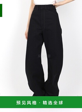 韩国直邮Lemaire 高腰曲线裤 (PA1052 LD1000 999) 直筒裤牛仔裤