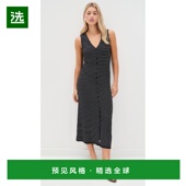 香港直邮rag bone 瑞格布恩 1h可退 女士 针织系扣背心连衣裙