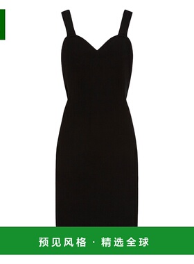 1h可退 香港直邮MAX MARA 女士连衣裙 TEAK008 AW2025 黑色 VISCO