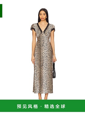 1h可退 香港直邮RIXO 女士 Clarice 中长连衣裙 0100176212506046