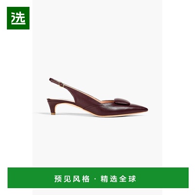 1h可退 香港直邮Rupert Sanderson 女士 Misty 精饰皮质露跟浅口