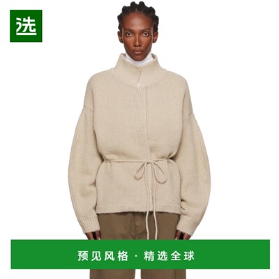 1h可退 香港直邮LE 17 SEPTEMBRE 女士 米色 Dolman Sleeve Knit