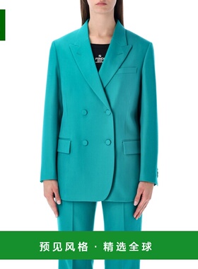 香港直邮FENDI 女士西服 FJ7685AJYFF1UKL CO 蓝色 GIACCA  GRAIN