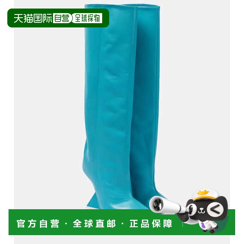 香港直邮The Attico 女士 Cheope 皮质及膝靴子 blue蓝色 舒适时