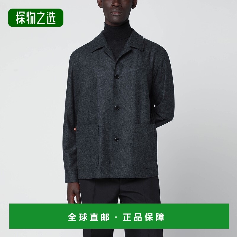 香港直邮zegna 杰尼亚 男士 長袖羈扣外套 1DHAQ0231C0