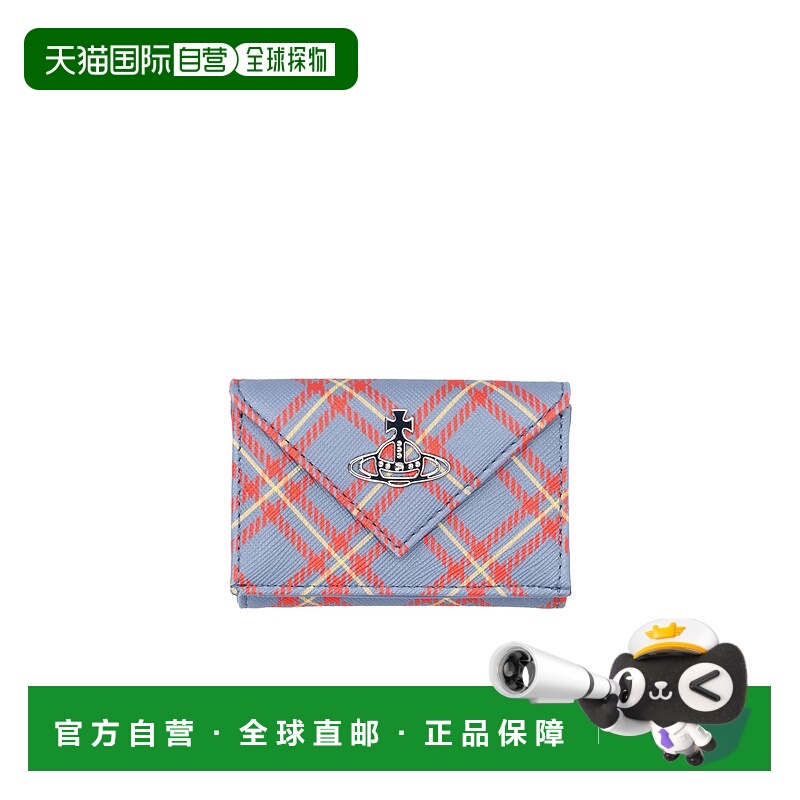 香港直邮Vivienne Westwood 格纹翻折钱包 5115002FWS0022