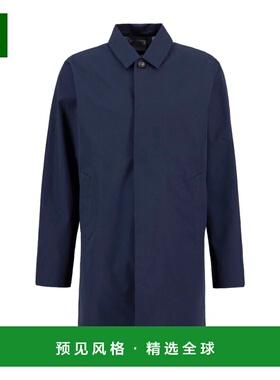 香港直邮Barbour 男士羽绒服 MWB0835NY75 AW2025 蓝色 Lorden 长