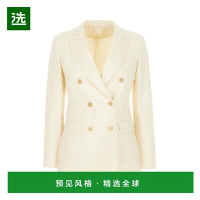 香港直邮MAX MARA 女士夹克 CHIFFON001 SS2025 花色 Pastel yell