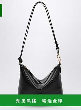 1h可退 香港直邮LOEWE 罗意威 女士 PUZZLE CLUTCH 折叠黑色包包