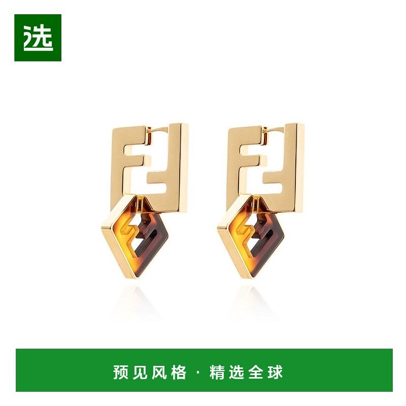 1h可退 香港直邮Fendi 芬迪 女士 Forever 耳环 8AK206ALI0配饰