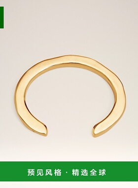 欧洲直邮AMI 沙丘金黄铜袖口小号手镯配饰