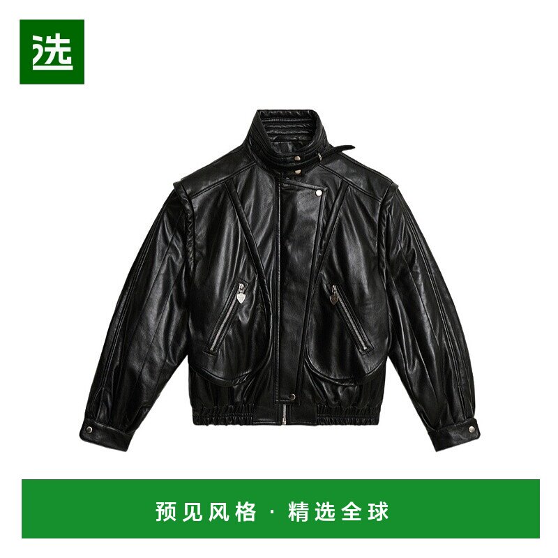 香港直邮Isabel Marant 伊莎贝尔·玛兰 女士 Carole 皮夾克 VE05