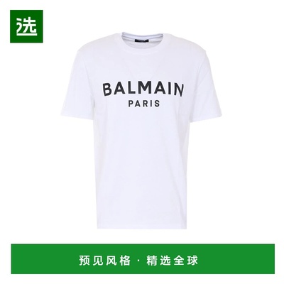 香港直邮BALMAIN 男士T恤 EG000BD45GAB SS2026 白色 Balmain Top
