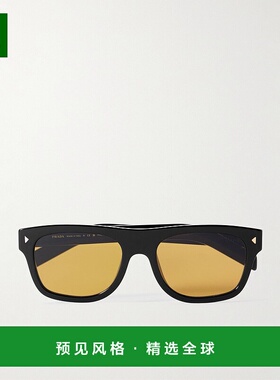 1h可退 香港直邮Prada 普拉达 男士 D形框醋纤太阳眼镜 0PRB12S16