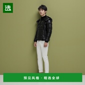 香港直邮Dsquared2 S74AM1611 標誌貼片連帽羽絨夾克 二次方 男士