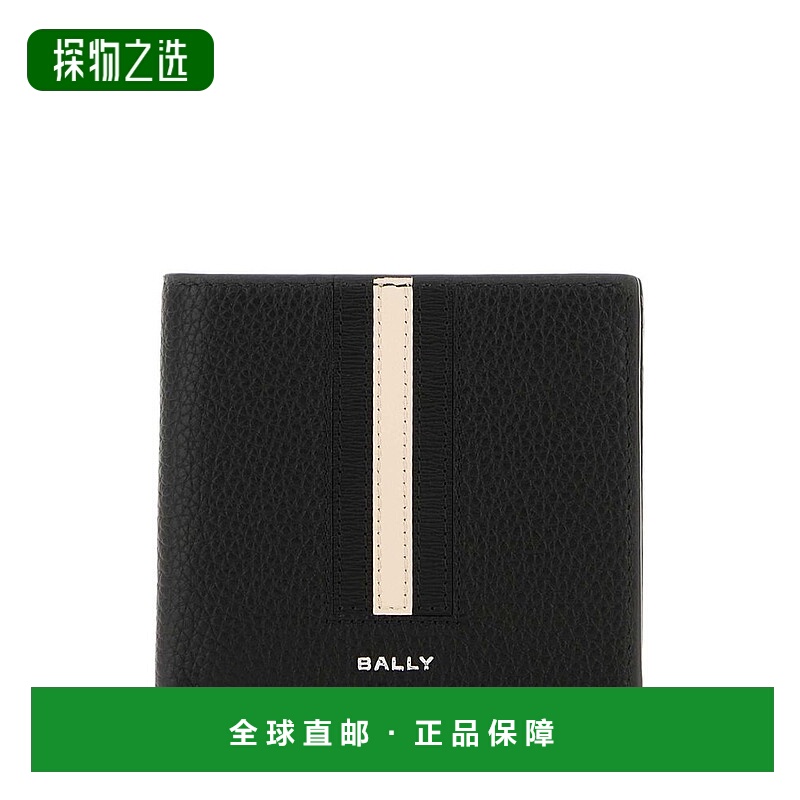 香港直邮Bally 巴利 男士 双折钱包 MLW03FVT434 black黑色 舒适