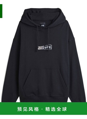 1h可退 香港直邮Y-3 男士卫衣 KR2208 SS2026 黑色 连帽卫衣