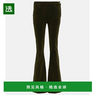 1h可退 香港直邮Frame Denim 女士 Le 修身居家高腰灯芯绒喇叭长