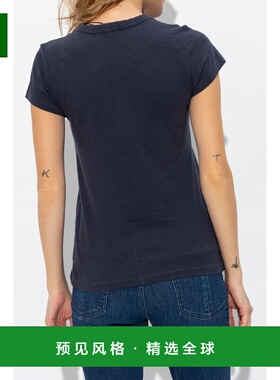 香港直邮RAG & BONE 女士T恤 WCC22HT012NM120SALUTE 深蓝色