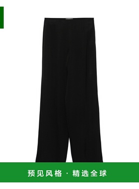 香港直邮LOULOU STUDIO 女士休闲裤 TALIABLACK AW2024 黑色