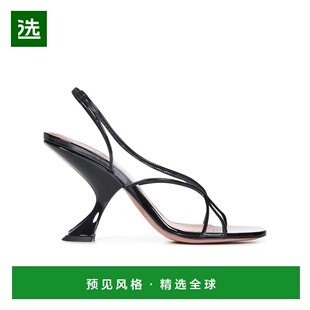 香港直邮AMINA MUADDI 女士高跟鞋 LENASANDAL90PATENTBLACK