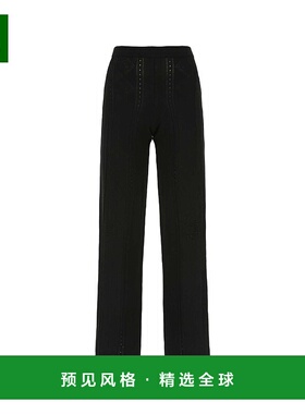 香港直邮MARINE SERRE 女士休闲裤 P119SS22W00 黑色 MARINE SERR